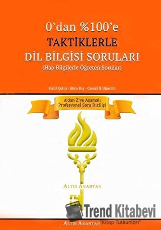 0'dan %100'e Taktiklerle Dil Bilgisi Soruları, Ebru Kış, Altın Anahtar