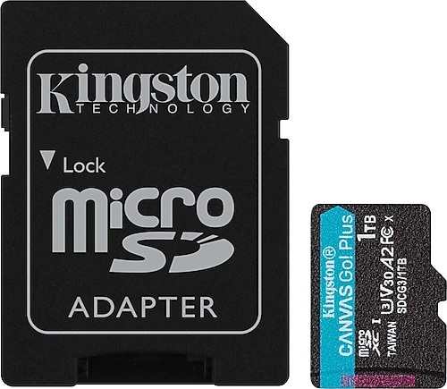 Kingston Sdcg3-1Tb 1Tb Microsdxc Canvas Go Plus 170R A2 U3 V30 Card + 