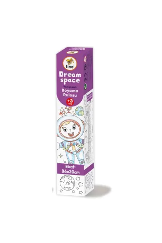 Lino Yapışkanlı Boyama Rulosu Dream Space 86X20 Cm Ls-102 - - Lino - F