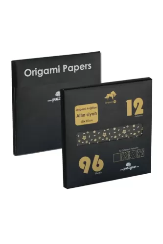 Origami Papers Black & Gold 15*15 Pz-030 - - Grn - Fiyatı - Yorumları 