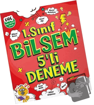 1. Sınıf Bilsem 5'li Deneme - Kolektif - Dahi Olacak Çocuk Yayınları -