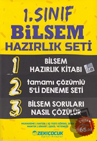 1. Sınıf BİLSEM Hazırlık Seti - Kolektif - Örnek Akademi - Fiyatı - Yo