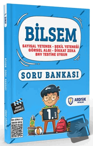 1. Sınıf Bilsem Soru Bankası Tamamı Video Çözümlü - Kollektif - Ardışı