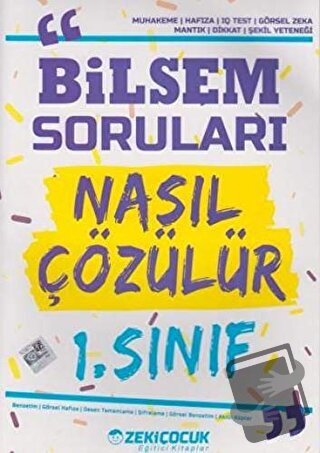 1. Sınıf Bilsem Soruları Nasıl Çözülür - Kolektif - Zekiçocuk Eğitici 