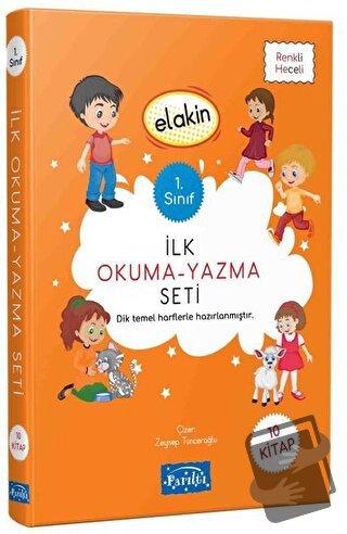 1. Sınıf Elakin İlk Okuma-Yazma Seti (10 Kitap Takım) - Kerem Altındağ