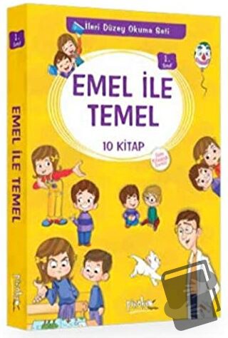 1. Sınıf Emel İle Temel Serisi (10 Kitaplık Set) - Kolektif - Pinokyo 