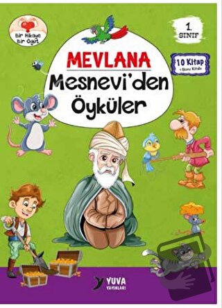 1. Sınıf Mevlana Mesneviden Öyküler (10 Kitaplık Set) - Mevlana - Yuva