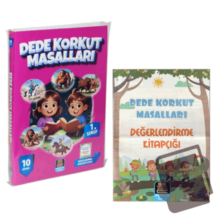 1. Sınıf Okuma Seti Dede Korkut Masalları 10 Kitap + Değerlendirme Kit