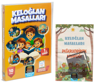 1. Sınıf Okuma Seti Keloğlan Masalları 10 Kitap + Değerlendirme Kitapç