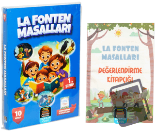 1. Sınıf Okuma Seti La Fonten Masalları 10 Kitap + Değerlendirme Kitap