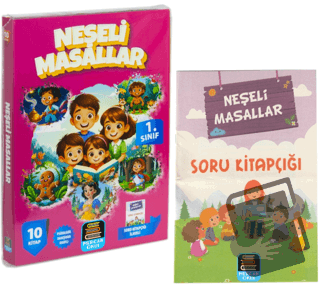 1. Sınıf Okuma Seti Neşeli Masallar 10 Kitap + Soru Kitapçığı İlaveli 