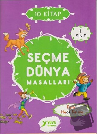 1. Sınıf Seçme Dünya Masalları (10 Kitap Takım) - Kolektif - Yuva Yayı