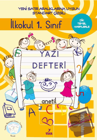 1. Sınıf Yazı Defteri Standart Çizgili - Kolektif - Yuva Yayınları - F