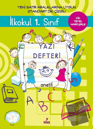 1. Sınıf Yazı Defteri Standart Dik Çizgili - Kolektif - Yuva Yayınları