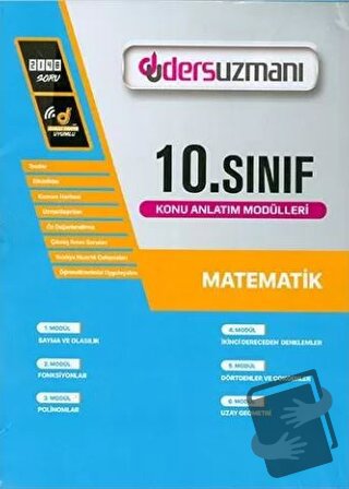 10. Sınıf 2022 Matematik Ders Uzmanı Fasikülleri - Kolektif - Ders Uzm