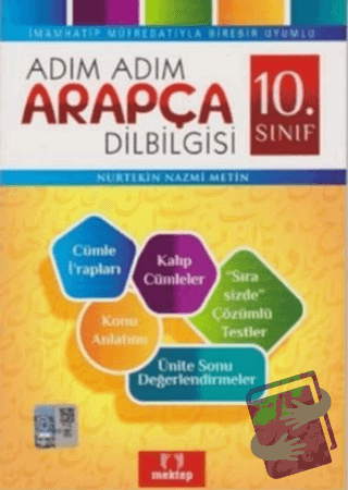 10. Sınıf Adım Adım Arapça Dilbilgisi - Nurtekin Nazmi Metin - Mektep 