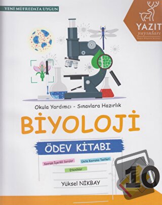 10. Sınıf Biyoloji Ödev Kitabı - Yüksel Nikbay - Yazıt Yayıncılık - Fi