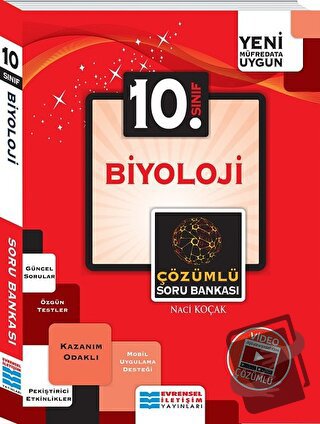 10. Sınıf Biyoloji Soru Bankası - Naci Koçak - Evrensel İletişim Yayın