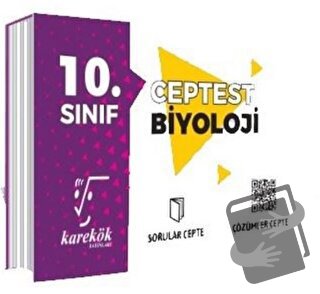 10. Sınıf Cep Test Biyoloji - Kolektif - Karekök Yayıncılık - Fiyatı -