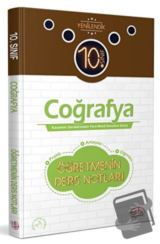 10. Sınıf Coğrafya Öğretmenin Ders Notları - Kolektif - Editör Yayınev