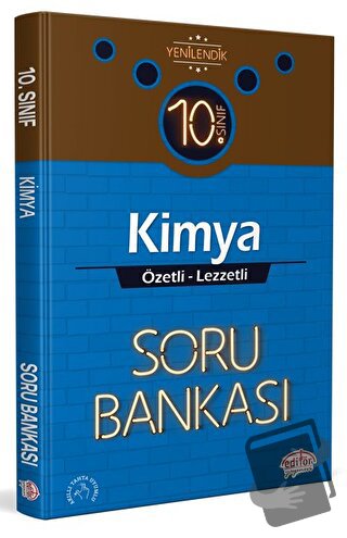 10. Sınıf Kimya Özetli Lezzetli Soru Bankası - Kolektif - Editör Yayın