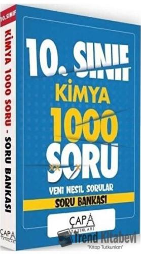 10. Sınıf Kimya Soru Bankası 1000 Soru, Kolektif, Çapa Yayınları, Fiya