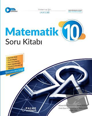 10. Sınıf Matematik Soru Kitabı - Hüseyin Buğdayoğlu - Palme Yayıncılı