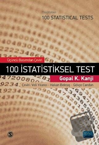 100 İstatiksel Test - Gopal K. Kanji - Nobel Akademik Yayıncılık - Fiy