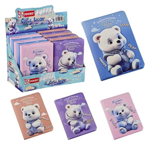 Mikro Not Defteri Puffy Cute Bear Gırl Pf-20 - - Mikro - Fiyatı - Yoru