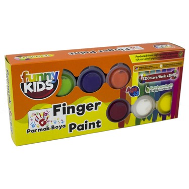 Funny Kids Parmak 12 Li Set 25 Ml - - Funny Kıds - Fiyatı - Yorumları 