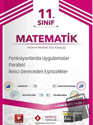 11. Sınıf Matematik Fonksiyonlarda Uygulamalar-Parabol - 2. Dereceden 