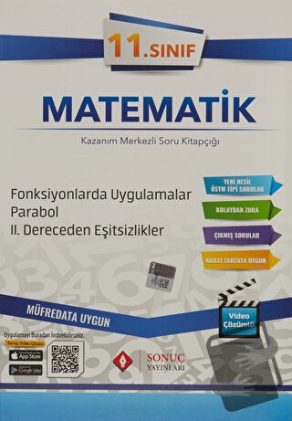 11. Sınıf Matematik Kazanım Merkezli Soru Kitapçığı, Kolektif, Sonuç Y