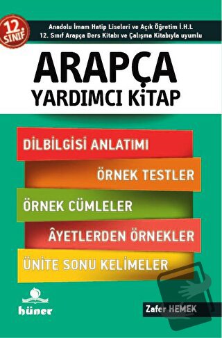 12. Sınıf Arapça Yardımcı Kitap - Zafer Hemek - Hüner Yayınevi - Fiyat