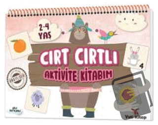 2-4 Yaş Cırt Cırtlı Aktivite Kitabım - Feyyaz Ulaş - Yeti Kitap - Fiya