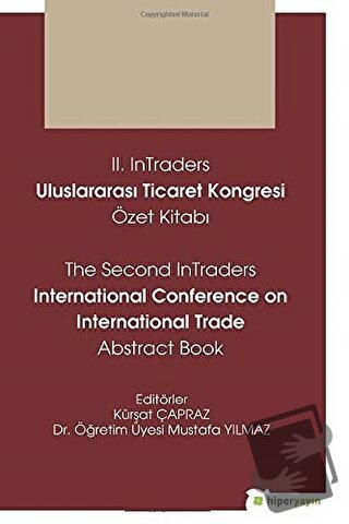 2. InTraders Uluslararası Ticaret Kongresi Özet Kitabı - The Second In