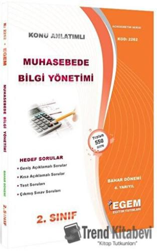 2. Sınıf 4. Yarıyıl Konu Anlatımlı Muhasebede Bilgi Yönetimi - Kod 226