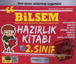 2. Sınıf Bilsem Hazırlık Kitabı - Kolektif - Zekiçocuk Eğitici Kitapla