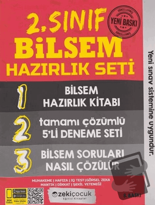 2. Sınıf Bilsem Hazırlık Seti - Kolektif - Zekiçocuk Eğitici Kitaplar 