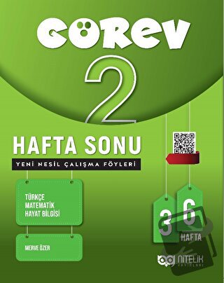 2. Sınıf Görev Hafta Sonu Çalışma Föyleri - Merve Özer - Nitelik Yayın