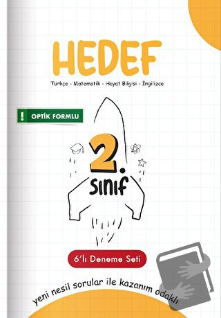 2. Sınıf Hedef 6'lı Deneme Seti - Kolektif - Öğretir Yayınları - Fiyat