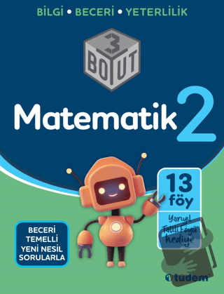 2. Sınıf Matematik 3 Boyut - Kolektif - Tudem Yayınları - Fiyatı - Yor