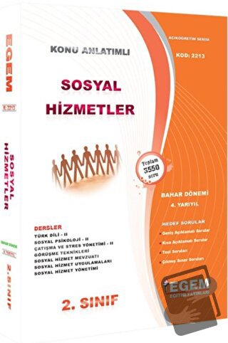 2. Sınıf Sosyal Hizmetler Bahar Dönemi) Konu Anlatımlı Soru Bankası (4