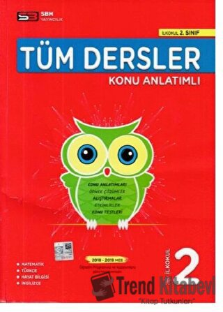 2. Sınıf Tüm Dersler Konu Anlatımlı, Kolektif, SBM Yayıncılık, Fiyatı,