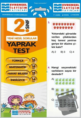 2. Sınıf Tüm Dersler Yaprak Test - Kolektif - Evrensel İletişim Yayınl