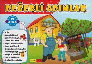 2 ve 3. Sınıflar için Değerli Adımlar Serisi Seti - 10 Kitap Takım - K