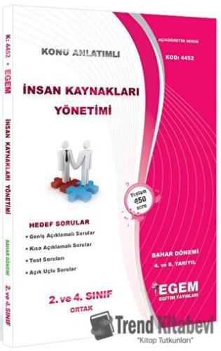 2. ve 4. Sınıf 4. ve 8. Yarıyıl Konu Anlatımlı İnsan Kaynakları Yöneti