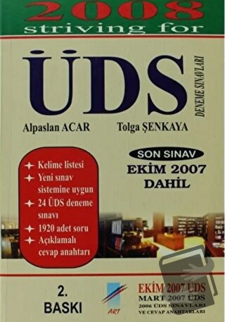 2008 ÜDS Deneme Sınavları - Alpaslan Acar - Art Basın Yayın Hizmetleri