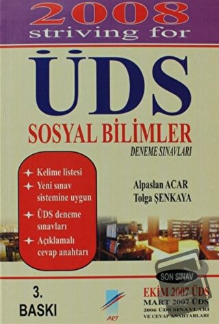 2008 ÜDS Sosyal Bilimler Deneme Sınavları - Alpaslan Acar - Art Basın 