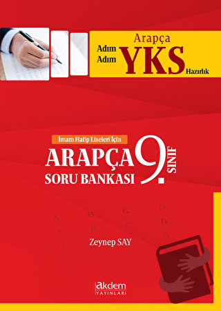 2018 Adım Adım Arapça YKS Hazırlık 9. Sınıf Arapça Soru Bankası - Zeyn