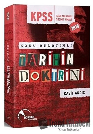 2018 KPSS Konu Anlatımlı Tarihin Doktrini, Cavit Ardıç, Doktrin Yayınl